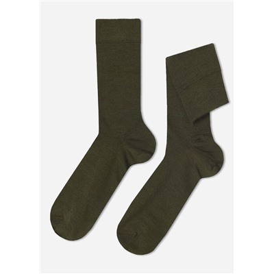 Kurze Herrensocken mit Wolle und Baumwolle