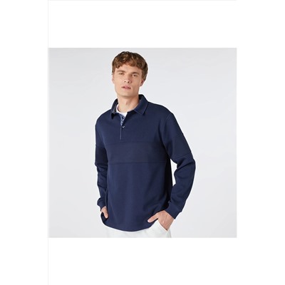 Nautica ERKEK LACİVERT CLASSIC FIT UZUN KOLLU POLO K37504T