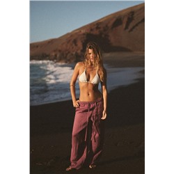 STRAIGHT TROUSERS WITH DRAWSTRING