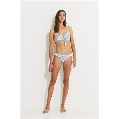 Braguita estampada plisada