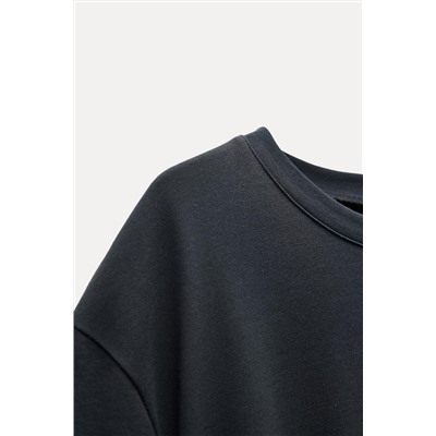 KNOTTED COTTON T-SHIRT