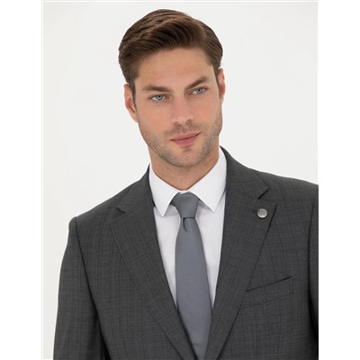 Füme Slim Fit Takım Elbise
