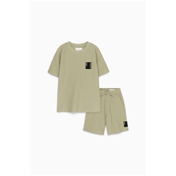 Ottoman T-shirt and Bermuda shorts co-ord