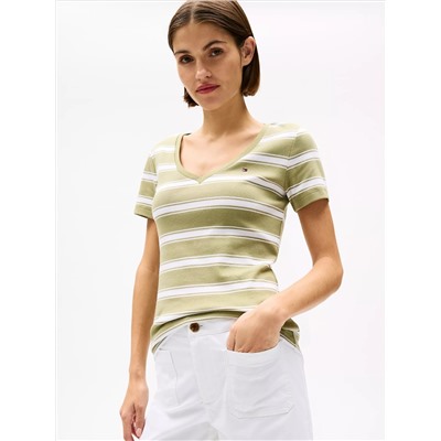 V-Neck Stripe Favorite T-Shirt
