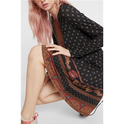 Vestido boho cerrado