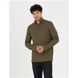 Haki Regular Fit Sweatshirt