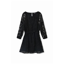 Vestido estilo crochet Johnson Hartig