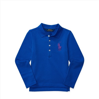 BIG PONY STRETCH MESH POLO