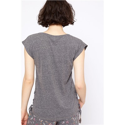 Camiseta Kimie Antracita jaspeado