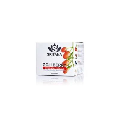 Крем для лица Sritana с ягодами годжи и коллагеном 50 мл / Sritana goji collagen cream 50 ml