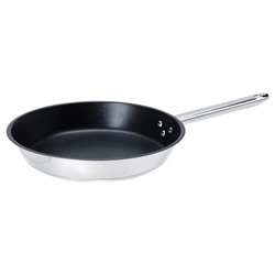 Bratpfanne, Edelstahl/Antihaftbeschichtung, 28 cm