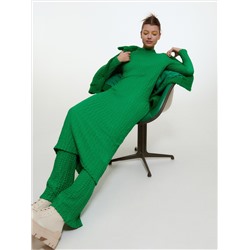 Kleid aus Strukturjersey