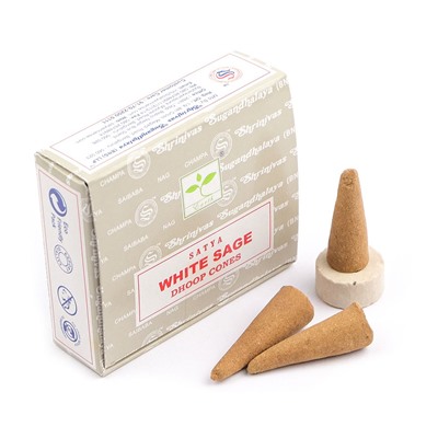 SATYA White Sage Ароматические чайные свечи 14г x 12