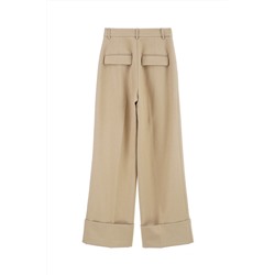 Pantalón palazzo Beige