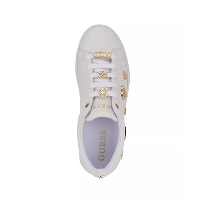 GUESS Women's Runia Embellished Lace-Up Sneakers