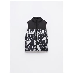 PRINTER QUILTED WAISTCOAT