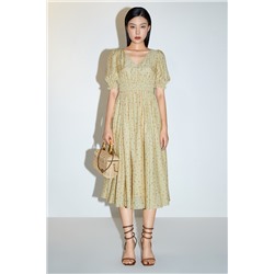 Vestido recto Amarillo