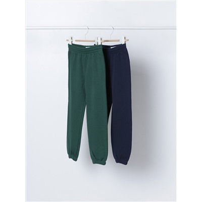 PACK OF 2 BASIC PLUSH TROUSERS