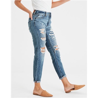 HIGH-WAISTED TOMGIRL JEAN