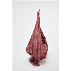 BEADED WOVEN BAG
