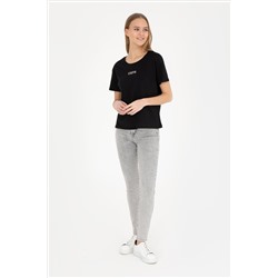 Kadın Gri Skinny Fit Jean Pantolon