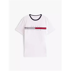 Embroidered Flag Logo T-Shirt