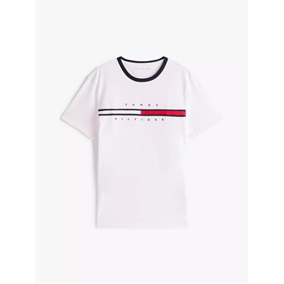 Embroidered Flag Logo T-Shirt