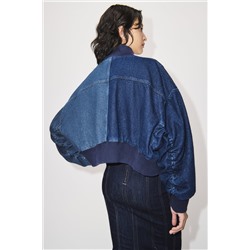 ZW BOMBER DENIM CONTRASTE