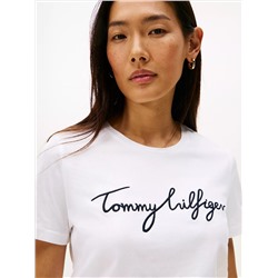 Embroidered Signature Crewneck T-Shirt