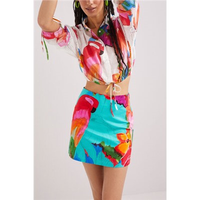 Minifalda tropical