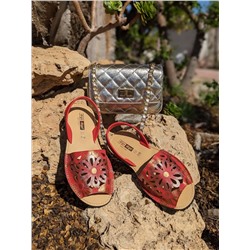 AVARCA MENORQUINA · 2105 rojo+PELLE · COCO · (450) oro АКЦИЯ