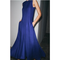 ZW COLLECTION LINEN BLEND DRESS
