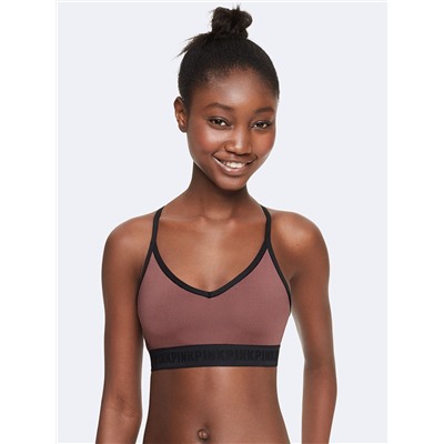 PINK ULTIMATE LIGHTLY LINED SPORTS BRA