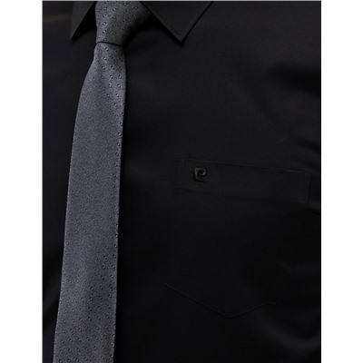 Siyah Regular Fit Uzun Kollu Klasik Gömlek