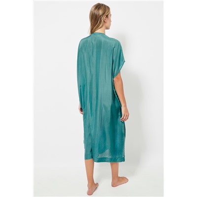 Camisón de seda - Verde menta