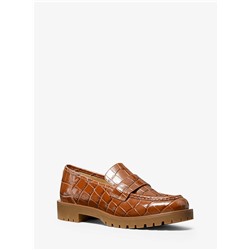 MICHAEL MICHAEL KORS Holland Crocodile Embossed Leather Loafer