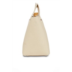 Bolso de piel y neceser Rita Beige