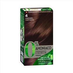 Стойкая краска 4 Deliplus каштан 0% аммиака