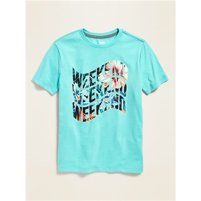 Graphic Crew-Neck Tee for Boys