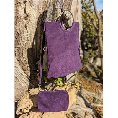 Сумка - трансформер PELLE- SHOPPER ASA  (440) violeta АКЦИЯ