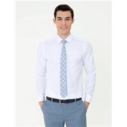 Beyaz Slim Fit Oxford Gömlek