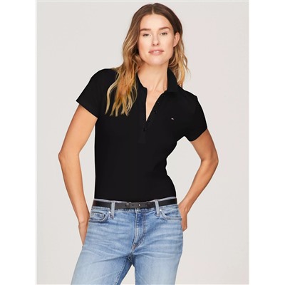 Slim Fit Stretch Cotton Polo