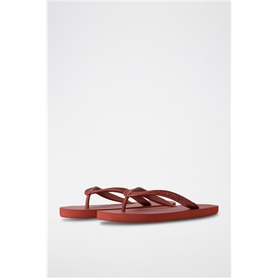 Chanclas Rojo