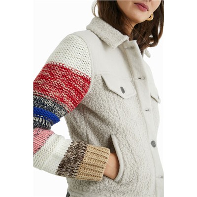 Chaqueta trucker bimateria