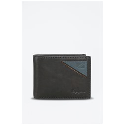 Cartera de piel Striking Negro