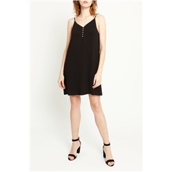 Vestido recto Negro