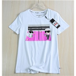 Хлопковая футболка KARL LAGERFEL*D ОРИГИНАЛ!