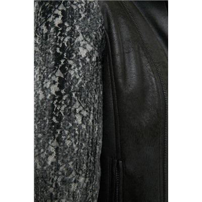 Chaqueta biker slim tartán