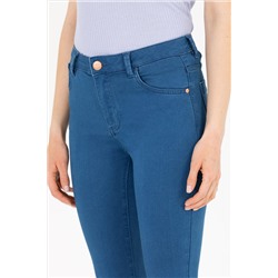 Kadın Açık Mavi Toothpick Fit Jean Pantolon