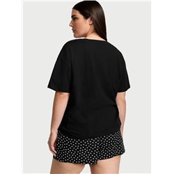 Victoria's Secret Cotton Short Tee-Jama Set